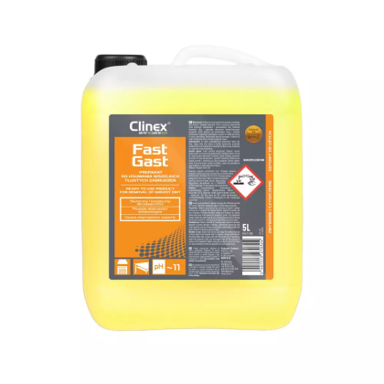 Clinex Fast Gast 5lt, καθαριστικό για λίπη και λάδια